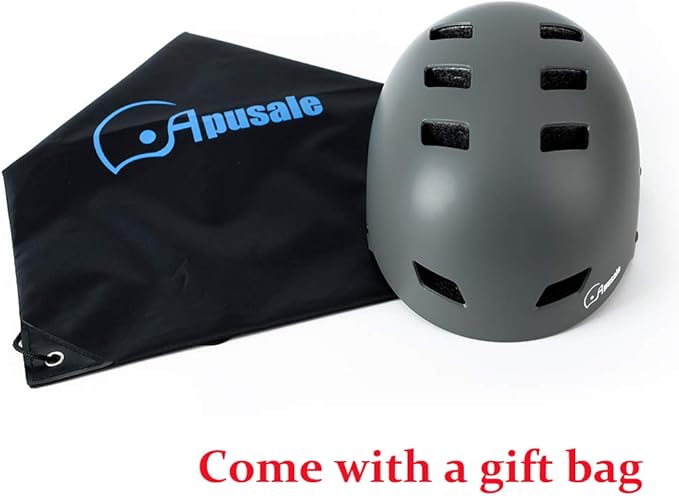 Bike Skateboard Helmet, Adjustable and Multi-Sport for Skate Scooter, 3 Sizes for Adult Youth Kids Toddler