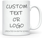 Custom Photo & Text Mug Add Personalized Text, Upload Your Image Personalized 11.5oz Mug Choose From Various Designs The Suitable Gift for Parents (C01 TEXT)
