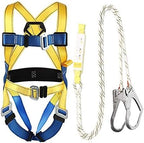 Fall Protection Safety Harness OSHA/ANSI Compliant,internal Shock Absorbing landyard&Hook