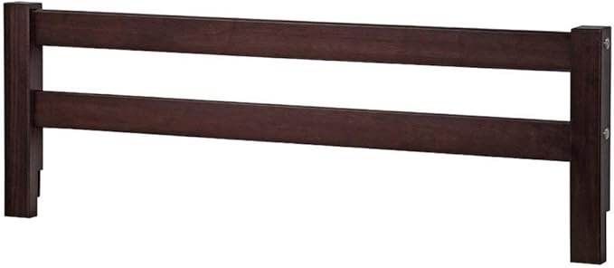 CC KITS Safety Guard Rail for Baby, Kids, and Children - Solid Wood Safety Bed Rail for Toddlers - Easy Installation - Premium Protection for Bunk, Twin, Full, Queen and King Size Beds - (Espresso)