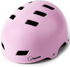 Bike Skateboard Helmet, Adjustable and Multi-Sport for Skate Scooter, 3 Sizes for Adult Youth Kids Toddler