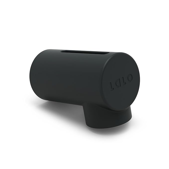 Lalo Spout Cover – BPA-Free Silicone Bath Spout Safety Cover for Babies & Toddler, Fits Most Faucets, Soft & Durable Silicone Bathtub Faucet Cover, Easy to Clean - Licorice