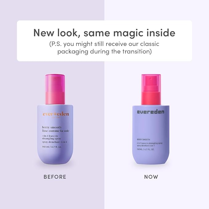 Evereden Kids Detangler Spray: 4-in-1 Leave-In Hair Spray | Detangle, Moisturize & Strengthen| Easily Tackle Even the Toughest Knots | Clean & Vegan All types of Hair Product for Kids | Pack of 2