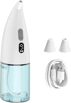 Nasal Irrigation System Cordless Pulsating Nasal Irrigator (9 Speed) ，Electric Neti Pot Nose Wash Bottle with 2 Tips for Nasal Care Sinus Rinse Machine for Adults & Kids