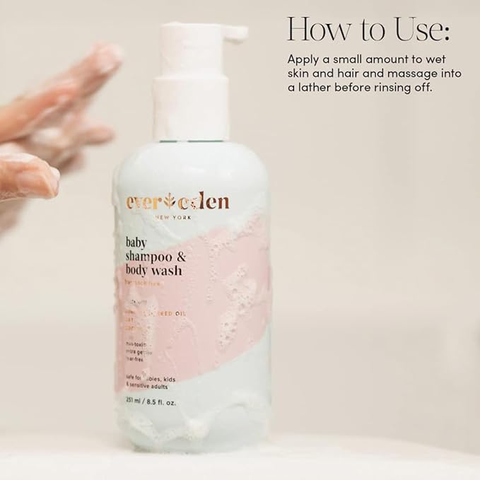 Evereden Baby Bathtime DUO: Baby Lotion for Newborn and 2-in-1 Newborn Shampoo and Body Wash Set - Soothing, Cleansing, & Hydrating Shampoo and Lotion