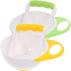 DOITOOL Mash and Serve Bowl, 2 Sets Food Masher Bowl Food Mill Portable Masher Maker for Baby