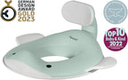 Kindsgut Potty Training Seat in whale design, designed in Germany, suitable for all toilet shapes non-slip toilet seat, Aquamarine