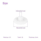 DMiotech 20 Pack 30 Teeth Plastic Gears Model 30102B Reduction Gear Plastic Worm Gears for DIY Cars, Robots, Model Making