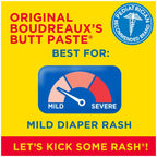 Boudreaux's Butt Paste Original Diaper Rash Cream, Ointment for Baby, 4 oz. Tube, (Pack of 11)