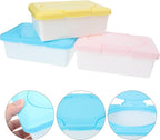 Baby Wipes Dispenser Baby Wips 3pcs Refillable Wipes s Holders s Tissue Cases Travel s(Random Color)