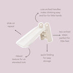 PLAYSMOL Slope Slide for Kids, Indoor/Outdoor Toddler Slide with Handles, Foldable for Easy Storage, Freestanding Playground Toy for Ages 3+