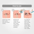 NIKKEN HANAGETTER Nose Hair Remover 10-Pack – Individually Wrapped, Painless Manual Tweezers, Precision Stainless Steel, Made in Japan