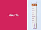 Little Acorns DIY Vinyl Growth Chart Ruler Decal Kit, Large #s - Magenta