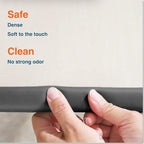 Roving Cove HeftyFit Edge Protector for Baby Proofing (12ft Large Edge Only), Heavy-Duty Soft Rubber Foam Furniture Edge Bumper Guard, Desk Edge Cushion, Wall Corner Covers, 3M Adhesive, Onyx Black