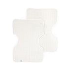 Little Unicorn Ultra-Absorbent Premium Burp Cloth 2 Pack | Soft on Baby's Skin | Larger Size | Ergonomic Design | Set of 2 (Tan Gingham)