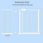 Fairy Baby Fairy Baby Walk Through Baby Gate Auto Close White Child Safety Gates Extension