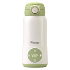 Portable Bottle Warmer for Travel, 15oz Capacity Portable Milk Warmer for Baby, Formula, Breast Milk & Water, On The Go Bottle Warmer with Long Battery Life, Even Heating, Precise Temperature Control