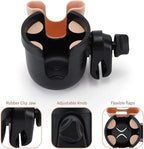Accmor Stroller Cup Holder with Phone Holder, Bike Cup Holder, Universal Cup Holder for Uppababy Nuna Doona Strollers, 2-in-1 Cup Phone Holder for Stroller, Bike, Wheelchair, Walker, Scooter