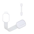 Child Safety Cabinet Locks (2 Pack) – Adjustable Baby Proofing Strap Latches with Strong 3M Adhesive – No Drill Childproof Locks for Drawers, Cabinets, Fridge, Door, Closet, White