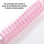 PandaEar Toddler Leash Harness and Anti Lost Wrist Link, 3 in 1 Kids Safety Harnesses with Leash, Child Anti-Lost Leash Walking Wristband Assistant Strap Belt for Baby Girls -Pink