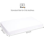 UOMNY Crib Sheet White Fitted Crib Sheets Baby Sheet for Standard Crib and Toddler Mattresses Nursery Bedding Sheet Crib Mattress Sheets for Boys and Girls 1 Pack Space Toddler Sheet