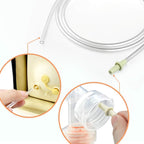 Maymom Breast Pump Kit Compatible with Medela Pump in Style Advanced Pump; 2xTwo-Piece 19mm Breastshield, 2 Valve, 4 Membrane, 2 Replacement Tubing; Replacement Part for Medela Shield, Silicone Valve