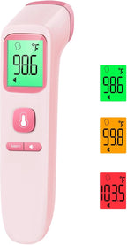 No-Touch Thermometer for Adults and Kids, Digital Accurate Baby Thermometer with Fever Alarm, 1 Second Fast Result, Easy to use, 2 in 1 Mode