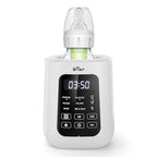 Bear Baby Bottle Warmer, Milk Warmer Breastmilk Bag Formula Fast Warming for New Born Baby Bottles, with Time Temp Control Automatic Shut Off at Home Use