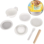 Infant Food Supplement Grinder - Manual Grinding Bowl for Baby Puree - Portable Multi-Function Cooking Machine for Homemade Kids Food