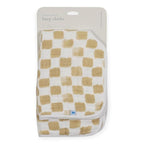 Little Unicorn Ultra-Absorbent Premium Burp Cloth 2 Pack | Soft on Baby's Skin | Larger Size | Ergonomic Design | Set of 2 (Adobe Checker)