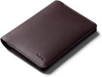 Bellroy Passport Cover (slimline travel wallet/pouch with card slots and space for cash plus travel documents) - DeepPlum