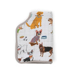 Little Unicorn Ultra-Absorbent Premium Burp Cloth | Soft on Baby's Skin | Larger Size | Ergonomic Design (Woof)