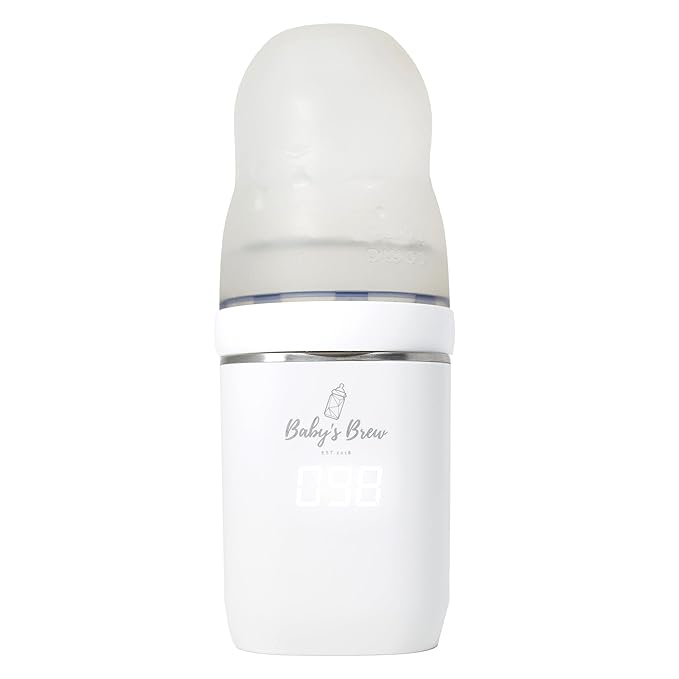 Baby's Brew Portable Bottle Warmer with XL Adapter (Fits Como tomo, Haakaa, Olababy, and Boon Nursh Bottles)