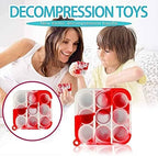 30 Pcs Tie Dye Squeeze Pop Bubble Simple Fidget Sensory Toys, Keychain Wrap Small Pop Bulk Classroom Prizes Relieve Anxiety Stress Toy for Kids Adult