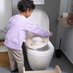 Kindsgut Potty Training Seat in whale design, designed in Germany, suitable for all toilet shapes non-slip toilet seat, Sand