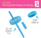 Elk and Friends 14oz Stainless Steel Kids + Toddler Drinking Cups | The Original Mason Jars with Lids + Sleeves + Straws | Smoothie Cups | Spill Resistant | Dishwasher Safe | 2 Pack