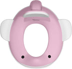Kindsgut Potty Training Seat in whale design, designed in Germany, suitable for all toilet shapes non-slip toilet seat, Delicate Pink