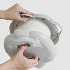 CoocooBaby Portable potty seat for toddler travel, Portable toilet for kids with Potty Liners, Travel Bag, Foldable Car Potty for Toddler (Penguin)