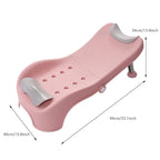 Adjustable Children's Shampoo Chair is Suitable for 0-5 Years Old Bath Seat Bathtub Household Foldable Moisture-Proof Clothes Design