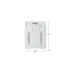 Foundations Toddler Wall Safety Seat for Public Restrooms, Compact Design, Durable & Easy to Clean Polyethylene, 5806086 - Light Gray