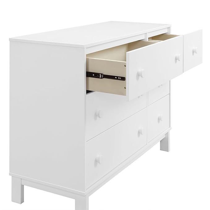 GAP babyGap Legacy 6 Drawer Dresser with Interlocking Drawers - Greenguard Gold Certified, Bianca White