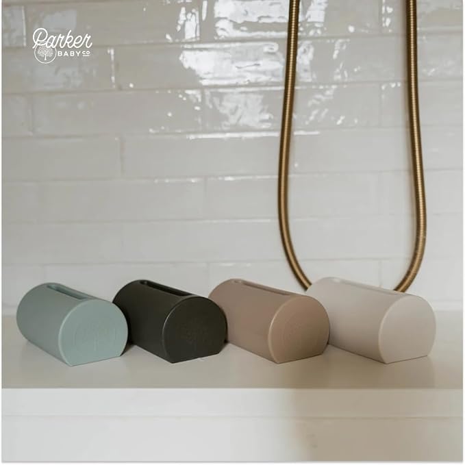 Parker Baby Universal Bathtub Faucet Safety Guard | Soft & Durable Silicone Faucet Cover Bathtub Baby | BPA Free & Food Grade Bath Spout Cover for Baby in Neutral Colors