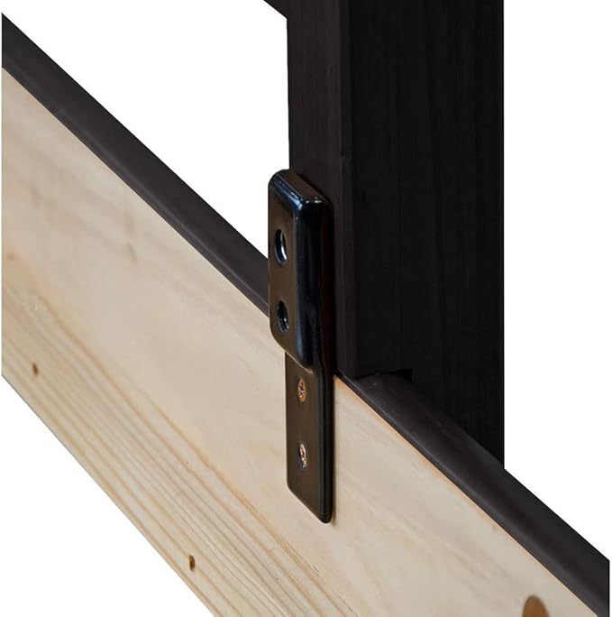 Safety Guard Rail for Baby, Kids, and Children - Solid Wood Safety Bed Rail for Toddlers - Easy Installation - Premium Protection for Bunk, Twin, Full, Queen and King Size Beds - (Arctic Grey)