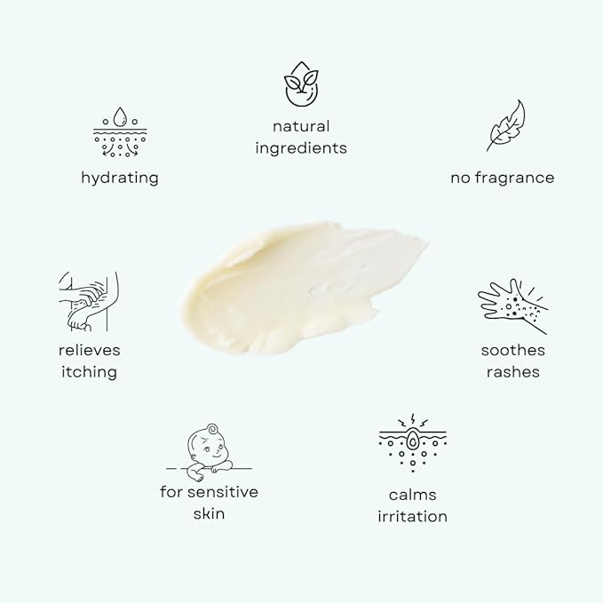 Baby Eczema Relief Balm, Healing Ointment Baby Moisturizing Cream for Eczema, Dry, Itchy Skin. Award Winning Baby Skincare for Sensitive Skin, Safe for Newborns, Kids and Adults