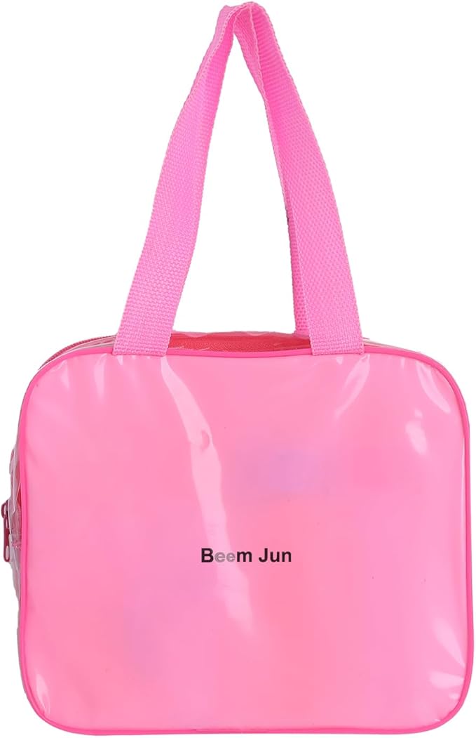 Baby Doll Bottles Accessories Set for Toddlers, 2 Milk and 2 Juice Bottles and 2 Toy Pacifier (Pink)