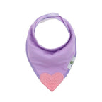 Baby Bandana Teething Bibs with Attached Silicone Teether - Set Of 4 - Solid Pinks