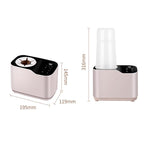 Baby Bottle Warmer, Waterless Bottle Warmer with Shake Function, Fast Milk Warmer for Breastmilk, Portable Bottle Warmer Baby Food Heater & Defroster Warmer for Home (Champagne)