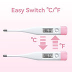 Digital Oral Thermometer for Adults and Children with LCD Display, Oral Thermometer for Baby with Fever Alarm Rectal & Underarm Use, Fast Reading Thermometer