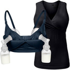 Supermom Hands Free Pumping and Nursing Bra - Hands Free Nursing Bra for Pumping - Breastfeeding Bras for Women