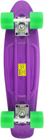 Skateboards Complete 22 Inch Mini Cruiser Retro Skateboard for Kids Boys Youths Beginners